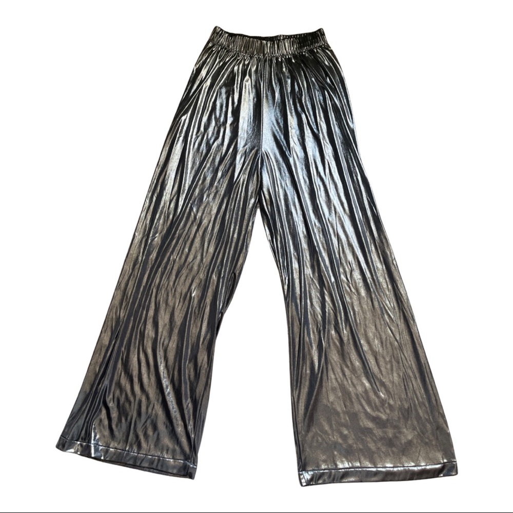 American Apparel | Metallic | Flowy Disco Pants